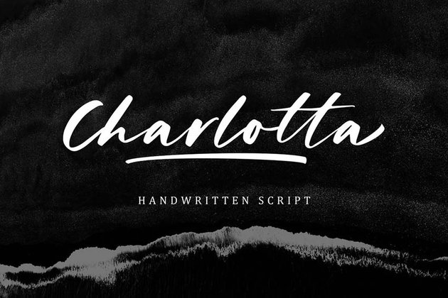 charlota handwritten script